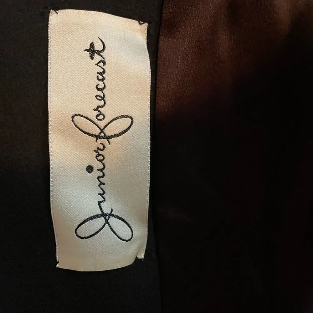 Vintage Bonwitt Teller Junior Forecast Wool Coat with Mink Fur Trim - Picture 14 of 16